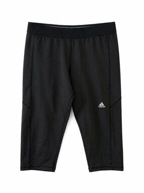 💖 2/40 Adidas Techfit Black Cropped Compression Leggings Size Large